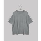 サイドライン スムースTシャツ | ad thie | 詳細画像40 