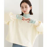 ボリュームスリーブ ショート丈プルオーバー | ad thie | 詳細画像32 