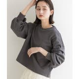 ボリュームスリーブ ショート丈プルオーバー | ad thie | 詳細画像34 