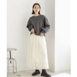 ボリュームスリーブ ショート丈プルオーバー | ad thie | 詳細画像38 