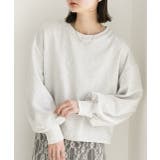 オートミール | ボリュームスリーブ ショート丈プルオーバー | ad thie