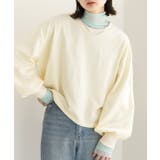 アイボリー | ボリュームスリーブ ショート丈プルオーバー | ad thie