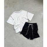 配色ステッチ ルームウエアセット | ad thie | 詳細画像18