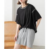 配色ステッチ ルームウエアセット | ad thie | 詳細画像32