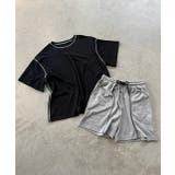 配色ステッチ ルームウエアセット | ad thie | 詳細画像38