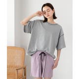 配色ステッチ ルームウエアセット | ad thie | 詳細画像5