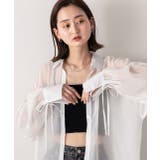 リボンデザイン オーバーシアーシャツ | ad thie | 詳細画像11 