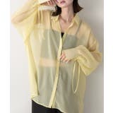 リボンデザイン オーバーシアーシャツ | ad thie | 詳細画像19 