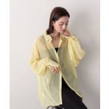 リボンデザイン オーバーシアーシャツ | ad thie | 詳細画像21 