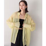 リボンデザイン オーバーシアーシャツ | ad thie | 詳細画像22 