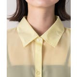 リボンデザイン オーバーシアーシャツ | ad thie | 詳細画像24 