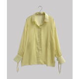 リボンデザイン オーバーシアーシャツ | ad thie | 詳細画像28 