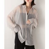 リボンデザイン オーバーシアーシャツ | ad thie | 詳細画像5 