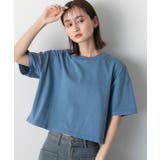 ヴィンテージ風 ピグメントショート丈Tシャツ | ad thie | 詳細画像16 