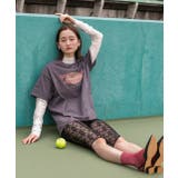 ヴィンテージ風ロゴ ピグメントTシャツ | ad thie | 詳細画像12 