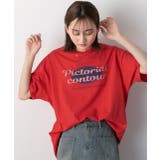 ヴィンテージ風ロゴ ピグメントTシャツ | ad thie | 詳細画像18 