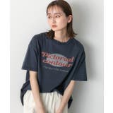 ヴィンテージ風ロゴ ピグメントTシャツ | ad thie | 詳細画像22 