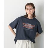 ヴィンテージ風ロゴ ピグメントTシャツ | ad thie | 詳細画像24 