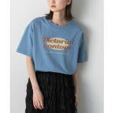 ヴィンテージ風ロゴ ピグメントTシャツ | ad thie | 詳細画像28 