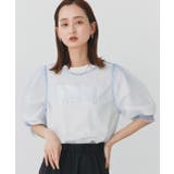 シャーリングチュールブラウス | ad thie | 詳細画像14 