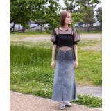 シャーリングチュールブラウス | ad thie | 詳細画像17 