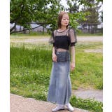 シャーリングチュールブラウス | ad thie | 詳細画像19 