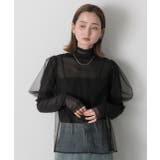 シャーリングチュールブラウス | ad thie | 詳細画像26 