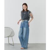 シャーリングチュールブラウス | ad thie | 詳細画像3 