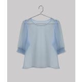 シャーリングチュールブラウス | ad thie | 詳細画像36 