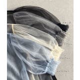 シャーリングチュールブラウス | ad thie | 詳細画像37 