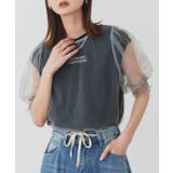 シャーリングチュールブラウス | ad thie | 詳細画像5 