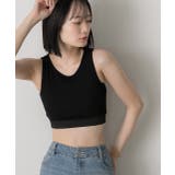 カップ付きクロップドタンクトップ | ad thie | 詳細画像11