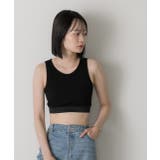 カップ付きクロップドタンクトップ | ad thie | 詳細画像13