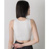 カップ付きクロップドタンクトップ | ad thie | 詳細画像4
