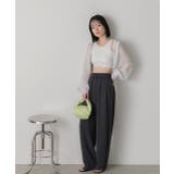 カップ付きクロップドタンクトップ | ad thie | 詳細画像5