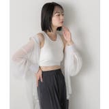カップ付きクロップドタンクトップ | ad thie | 詳細画像7