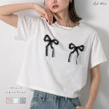 リボンレースTシャツ | ad thie | 詳細画像1 