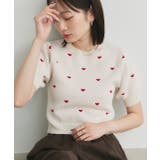 ハート総柄 パフスリーブニット | ad thie | 詳細画像23 