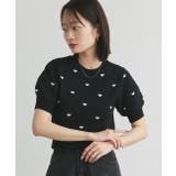 ハート総柄 パフスリーブニット | ad thie | 詳細画像29 