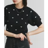 ハート総柄 パフスリーブニット | ad thie | 詳細画像31 