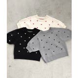 ハート総柄 パフスリーブニット | ad thie | 詳細画像34 