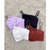 リブ素材スイムウェア3点SET アシンメトリーギャザーデザイン | ad thie | 詳細画像60 