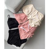 リブ素材スイムウェア3点SET アシンメトリーギャザーデザイン | ad thie | 詳細画像68 