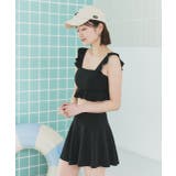 スイムウェア ショルダーフリルセットアップ | ad thie | 詳細画像34 