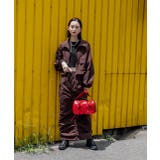 Iライン・ナイロン ギャザーデザインスカート | ad thie | 詳細画像19