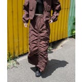 Iライン・ナイロン ギャザーデザインスカート | ad thie | 詳細画像20