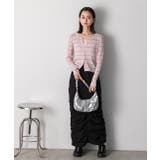 Iライン・ナイロン ギャザーデザインスカート | ad thie | 詳細画像44