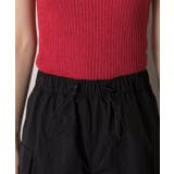 Iライン・ナイロン ギャザーデザインスカート | ad thie | 詳細画像48