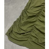 Iライン・ナイロン ギャザーデザインスカート | ad thie | 詳細画像55