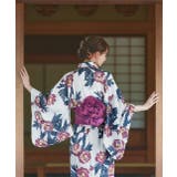 3点セット 2WAY花柄浴衣セットアップ | ad thie | 詳細画像15 
